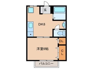 Aスクエア桜木町の物件間取画像